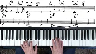 Time After Time ( not the Cyndi Lauper song ) 🎹 Jazz Piano College ❤ Key of C