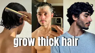 the secret to having thick hair as a man