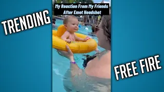 trending cute baby free fire video | #Shorts #Trending #DjDevshorts