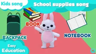 School supplies song - Educational song for kids ㅣ Suni.B kids songs