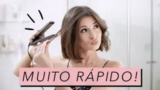 Como fazer ondas com chapinha | Como finalizo meu cabelo curto | Viihrocha