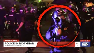 Louisville Cops Appear to Shoot TV Reporter with Pepper Ball