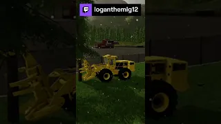 cutting tree with feller buncher FS22 Logging | loganthemlg12 on #Twitch