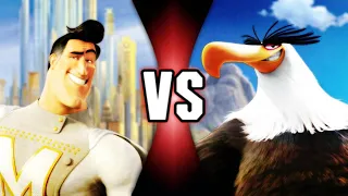 Fan Made Death Battle Trailer: Metro Man VS Mighty Eagle (Megamind VS Angry Birds)