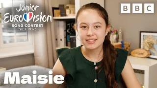 Get to Know Maisie from STAND UNIQU3 | Junior Eurovision 2023 | CBBC