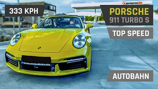 Porsche 911 Turbo S vs Autobahn – Top Speed TEST DRIVE