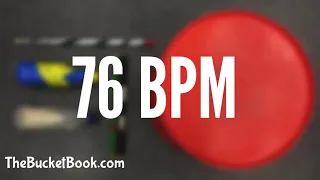 Bucket Drumming Backing Track - 76 BPM