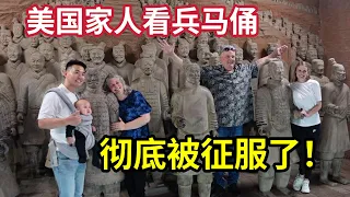 Terracotta Warriors Live Show Makes American Parents in Law Weep😭 美国家人们第一次看中国兵马俑！忍不住落泪:太震撼了！