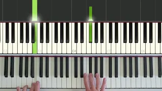U2 - With Or Without You (Chorus - Easy Piano Tutorial)
