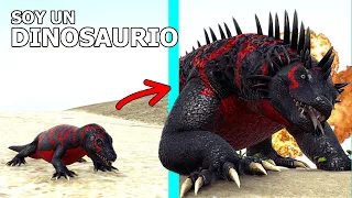 LA HISTORIA DEL PEQUEÑO DINOSAURIO VARAN LAGARTO GODZILLA! Evoluciono en Kaiju ARK soy un Dinosaurio