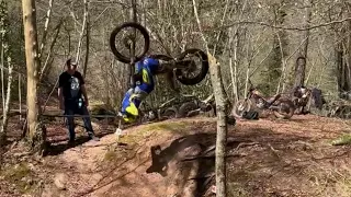 Incredible backflip inside of a trials race by Arnau Farré - Sherco Factory official rider