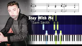 Sam Smith - Stay With Me - Accurate Piano Tutorial with Sheet Music