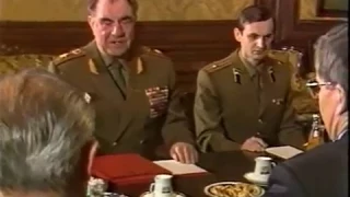 1989: Mit Bundesrat Kaspar Villiger in der Sowjetunion