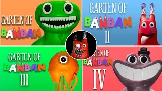 Garten of Banban 1, 2, ,3 & 4 - ALL JUMPSCARES