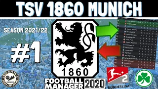 TSV 1860 Munich FM20 | S3 EP1 | NEW SIGNINGS AND OUR BUNDESLIGA 2 DEBUT! | Football Manager 2020