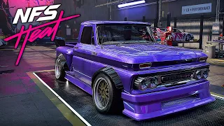 Need for Speed Heat | 1000HP+ Chevrolet C10 Stepside | Tuning - Customization | Max Build |