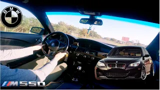 BMW 550i E60 Fast Driving (Passenger View) 4K HD