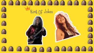 Kirk Hammett telling "funny" jokes