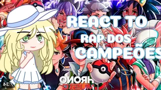 | PERSONAGENS DE ALOLA REACT TO RAP DOS CAMPEÕES | Pokémon Go | Video feito por=MyLoveTina