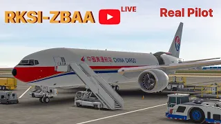 Real Pilot Infinite Flight RKSI-ZBAA LIVE!