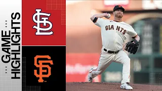 Cardinals vs. Giants Game Highlights (4/24/23) | MLB Highlights