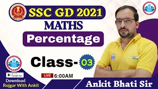 Percentage | Percentage by Ankit sir #3 | Pratishatta