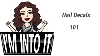 Decal 101 - Learn to Make and Store Nail Decals