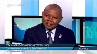 Vital Kamerhe, opposant congolais en entretien exclusif sur TV5MONDE