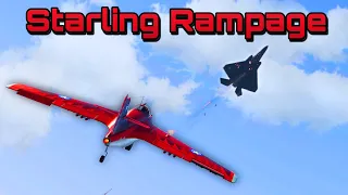 Using The Starling to Troll Hostile Jets & Explosive Round Spammers - GTA Online