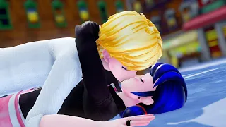 【MMD Miraculous】Surprise Kiss ♥ (Adrienette)【60fps】