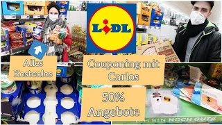 Lidl live Haul | GRATIS PRODUKTE |  50 % | Couponing mit Carlos bei Lidl  | Marytuga