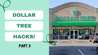 DOLLAR TREE HACKS PART 3!