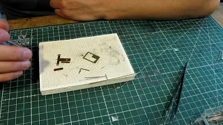 Modellbau: Feine Bleche & Kleinstteile mit Heißluft löten.