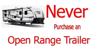 Never Purchase an Open Range RV Trailer - Leak City