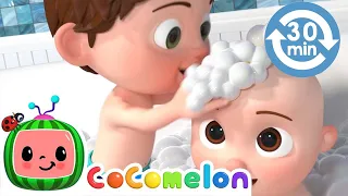 [ 30 MIN LOOPED ] Bath Song | @CoComelon | for Kids | Sing Along With Me! | Learning Videos