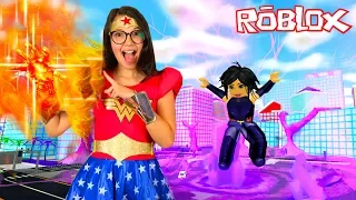 Roblox - AS SUPER-HEROÍNAS SALVARAM A CIDADE (Mad City) | Luluca Games