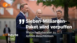 Wirtschaftskrise: Scheitern Scholz, Habeck und Lindner mit ihren Plänen? | ZDFheute live