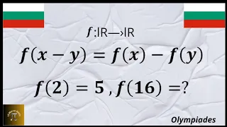 🏋️‍♂️ Un bel exercice sur les équations fonctionnelles| olympiade de Mathématique de Bulgarie (1996)