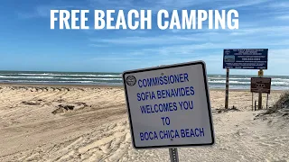 Free Beach Camping in Texas