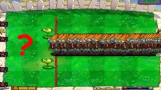 Plants vs Zombies Hack - 99999 Conehead Zombie vs Backward Peashooter