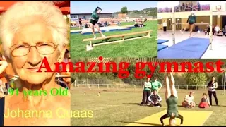 Amazing 91 Year’s Old Gymnast Johanna Quaas Still Amazing Performance