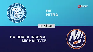 3. zápas semifinále play-off Nitra – Michalovce 4:7 (HIGHLIGHTY)