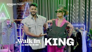 King On Proudly Wearing Fan Art & Repeating Outfits | The Walk In India | Amazon Music