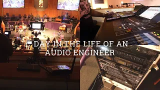 DAY IN THE LIFE OF AN AUDIO ENGINEER VLOG Trayonelovemedia