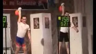 Бенидзе Джонни, рывок 32 кг 164 раза, ЧМ России 2007