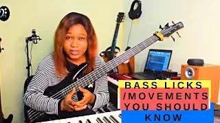 Worship Bass Licks / Movements You Should Know | Bass Lesson