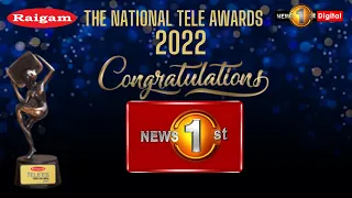 2022 Raigam Tele Awards - News1st wins award for Best News Bulletin