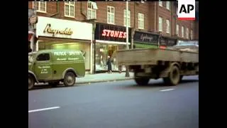 STREETS - 1950's -  COLOUR - NO SOUND