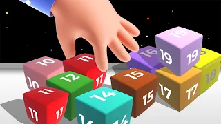 Merge Numbers 3D! Puzzle Games - Reach 20 Cube