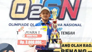 Juara 1 O2SN 2023 Tingkat Provinsi Jawa Tengah. Cabor Renang SD (24 Juli, 2023).